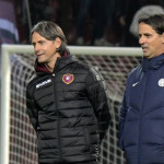 REGGIO CALABRIA, ITALY - DECEMBER 22: Filippo e Simone Inzaghi during the friendly match between Reggina and Inter at Stadio Oreste Granillo, On December 22, 2022 in Naples, Italy.