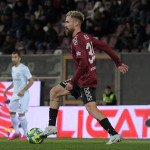 REGGIO CALABRIA, ITALY - DECEMBER 22: Zan Majer in action during the friendly match between Reggina and Inter at Stadio Oreste Granillo, On December 22, 2022 in Naples, Italy.